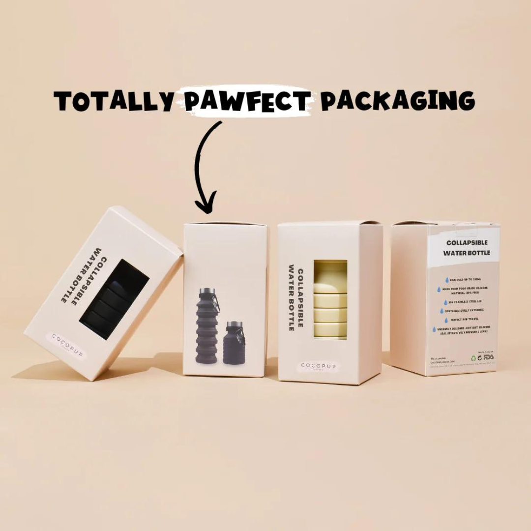 Collapsible water bottle 550ml - Pink