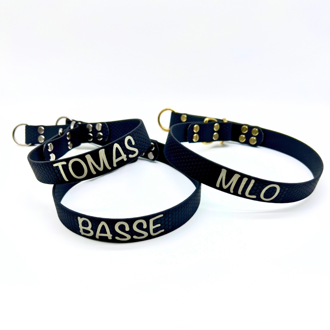 Halsband halvstryp i Hexa - En färg