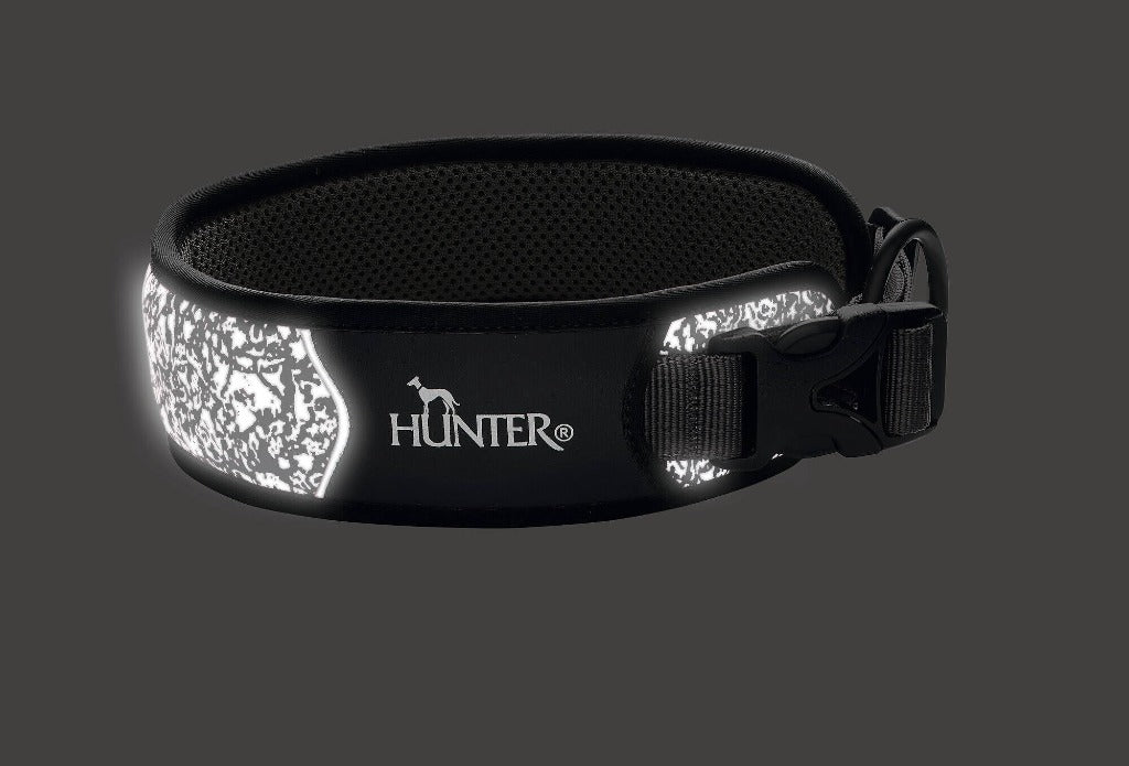 Hundhalsband reflex svart