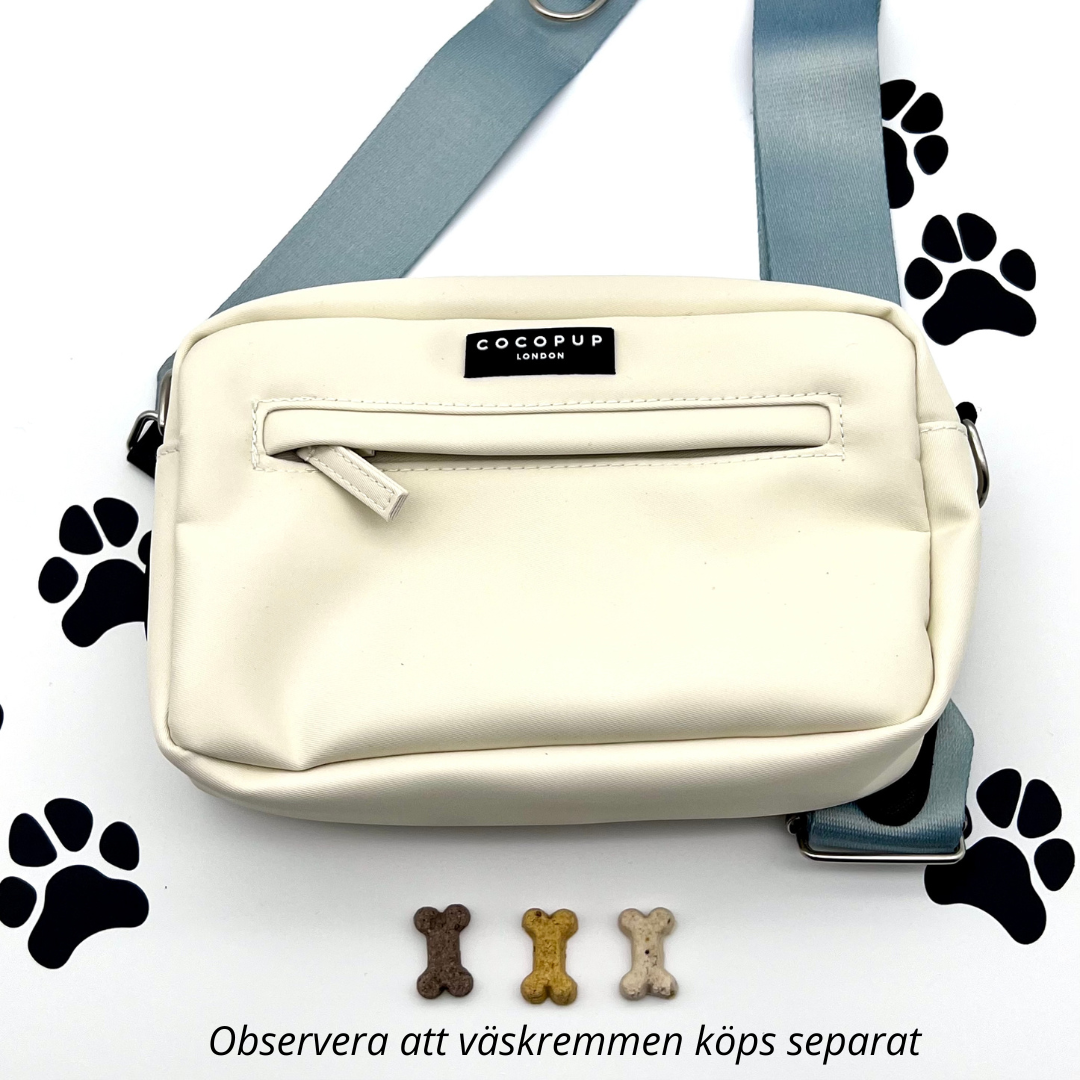 Hundväska för hundpromenaden Oyster White