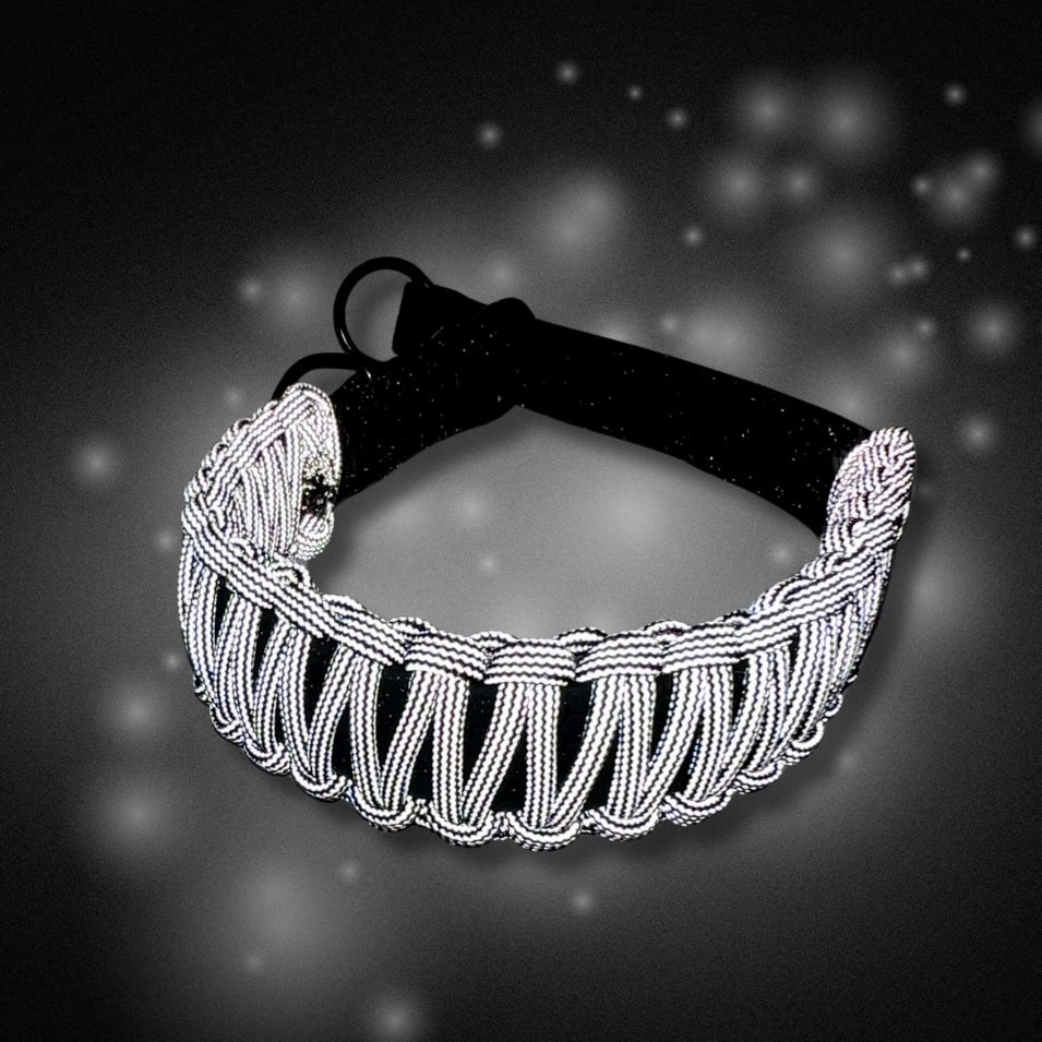 Halsband Paracord halvstryp - Reflex