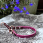 Halsband halvstryp. Bredd: 10mm, Stl: 23+5cm